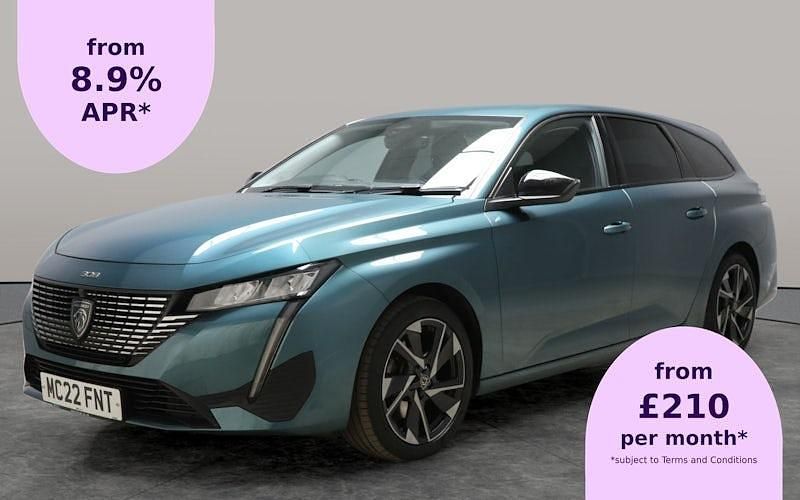 Blue Used 2022 Peugeot 308 Active Premium Estate | £14,687 (Fair price) - Image 1/3