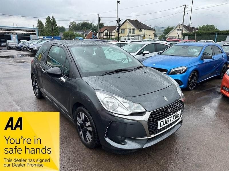 Grey Used 2017 DS Automobiles DS3 Chic Hatchback | £5,995 (A bit pricey) - Image 1/4