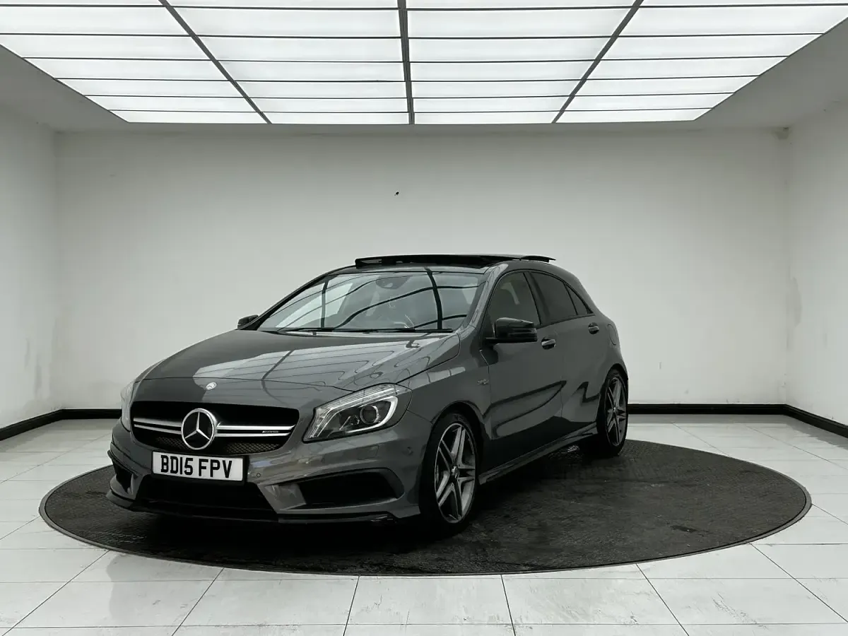 Used Mercedes A45 AMG 360 HP (264 kW) 2015 Grey Hatchback