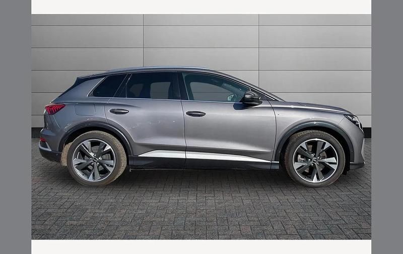 Used Audi Q4 e-tron S-Line 219 kW (299 HP) 2022 Typhoon grey SUV