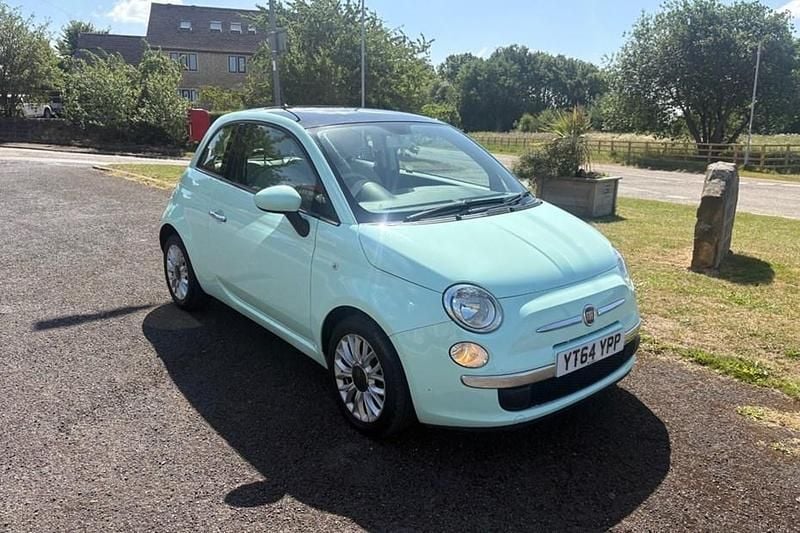 Green Used 2014 Fiat 500 Lounge Hatchback | £2,795 (Super price) - Image 1/1