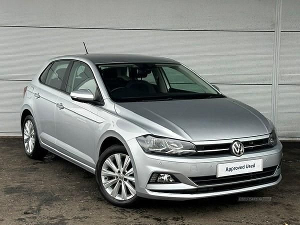 Silver Used 2020 VW Polo SEL Hatchback | £15,995 (Fair price) - Image 1/4