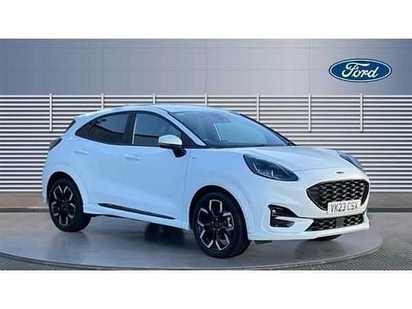White Used 2023 Ford Puma Gen-E ST-Line X SUV | £16,687 (Fair price) - Image 1/4