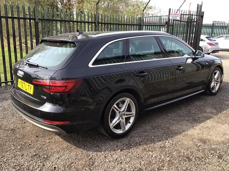 Used Audi A4 S-Line 150 HP (110 kW) 2017 Black Estate