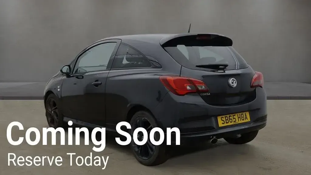 Used Vauxhall Corsa Edition 70 HP (51 kW) 2015 Black Hatchback