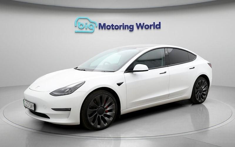 Used Tesla Model 3 Performance 461 kW (627 HP) 2023 White Sedan