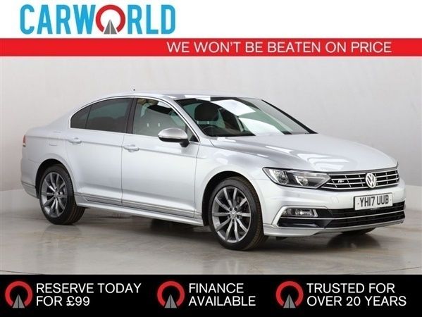 Silver Used 2017 VW Passat R-line Sedan | £11,990 (Fair price) - Image 1/1