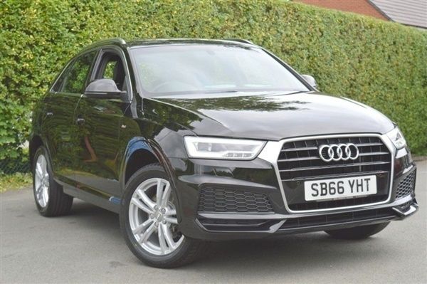 Black Used 2017 Audi Q3 S-Line SUV | £14,995 (Fair price) - Image 1/1