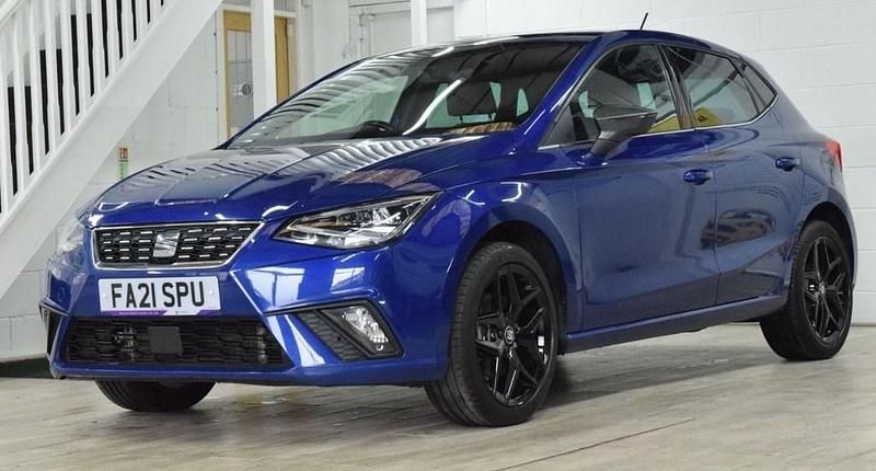 Used Seat Ibiza XCELLENCE 110 HP (80 kW) 2021 Blue Hatchback