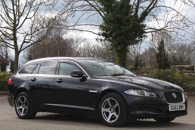 Black Used 2013 Jaguar XF Sportbrake Premium Luxury Estate | £8,790 (Fair price) - Image 1/4