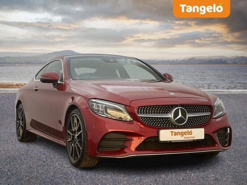 Red Used 2019 Mercedes C300 AMG Line Premium Plus Coupe | £19,995 (Fair price) - Image 1/4