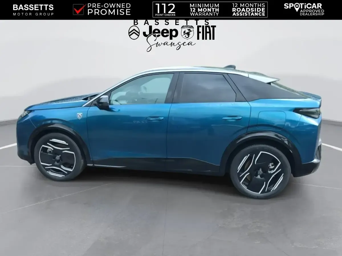 Used Peugeot e-3008 GT 152 kW (207 HP) 2024 Blue SUV