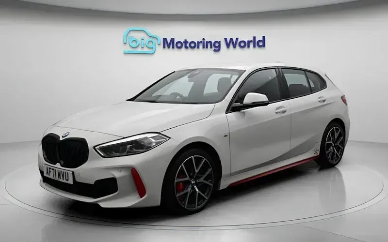 Used BMW 128 M Sport 265 HP (194 kW) 2021 White Hatchback