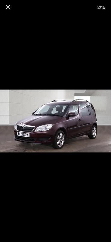 Used Skoda Roomster SE 105 HP (77 kW) 2013 Maroon MPV