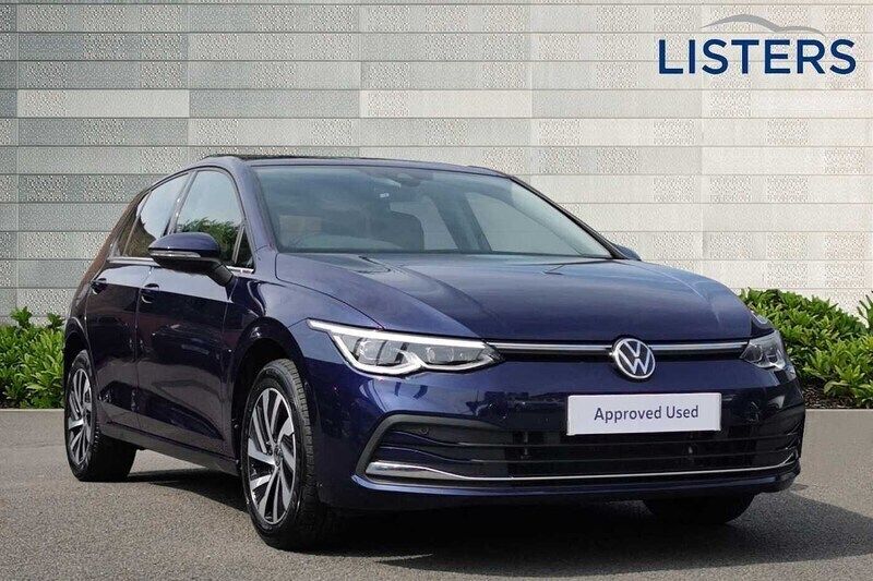 Atlantic blue Used 2021 VW Golf VIII Style Hatchback | £19,490 (A bit pricey) - Image 1/4