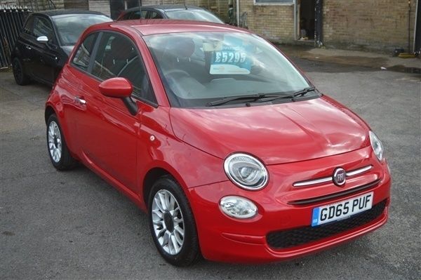 Red Used 2015 Fiat 500 Pop Star Hatchback | £5,295 (Fair price) - Image 1/1