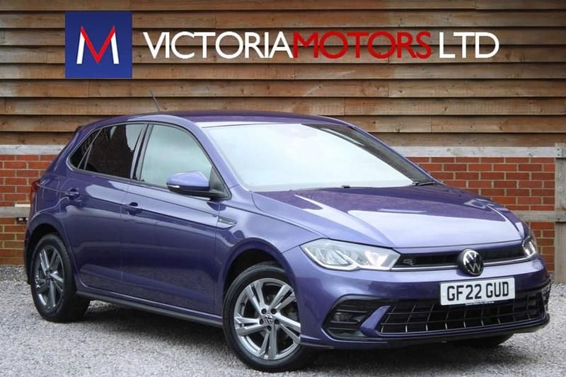 Used VW Polo R-line 95 HP (69 kW) 2022 Purple Hatchback