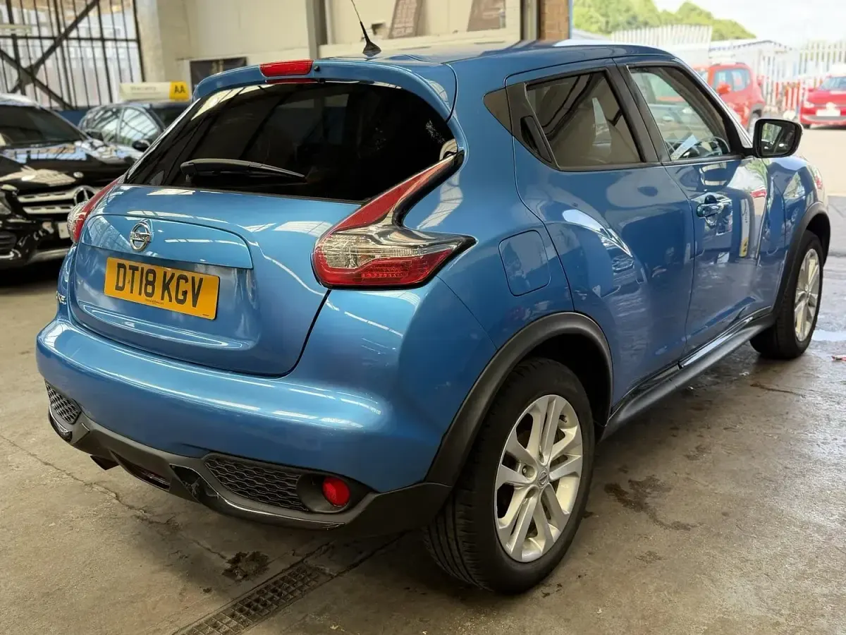 Used Nissan Juke S 115 HP (84 kW) 2018 Blue SUV
