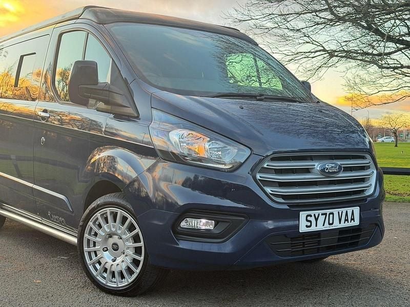 Used Ford Transit Custom 105 HP (77 kW) 2020 Blue Van