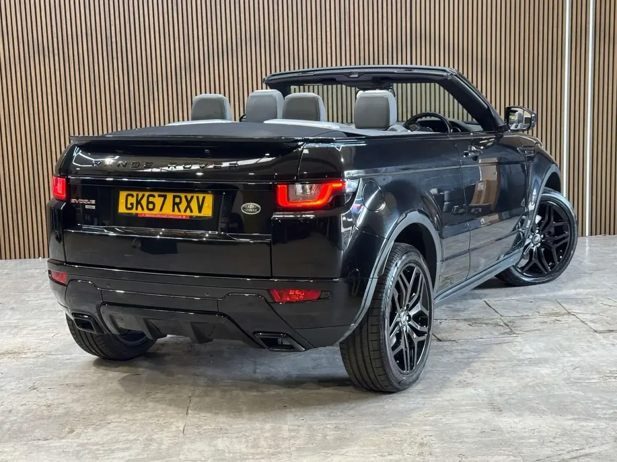 Used Land Rover Range Rover evoque HSE Dynamic 2017 Black Cabriolet