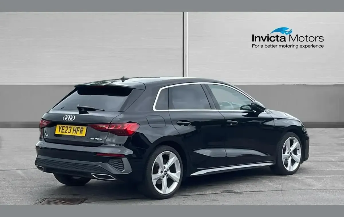Usado Audi A3 S-Line 110 CV (80 kW) 2023 Negro Berlina