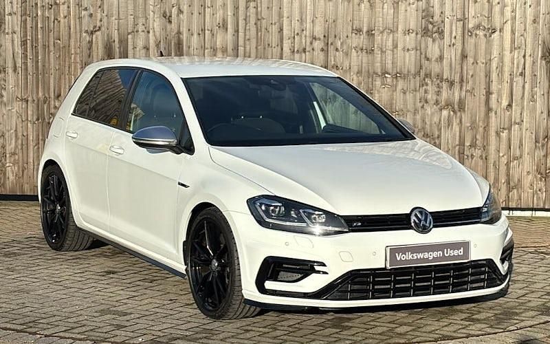 White Used 2019 VW Golf VII R Hatchback | £22,499 (Good price) - Image 1/4