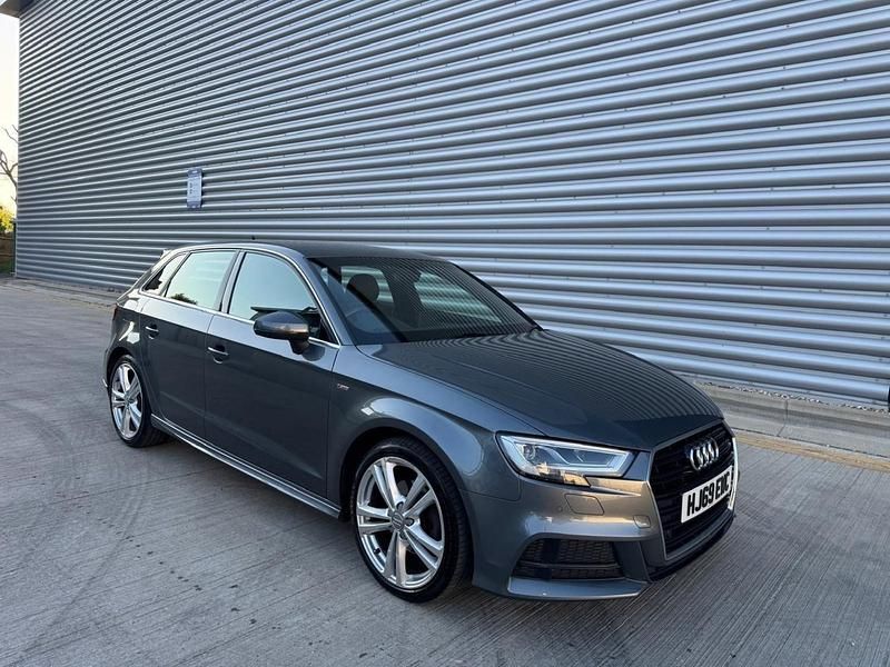 Used Audi A3 S-Line 150 HP (110 kW) 2019 Grey Sedan