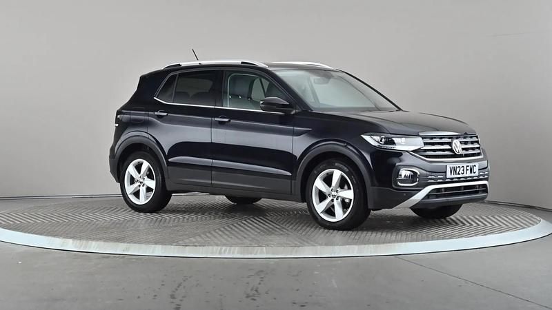 Black Used 2023 VW T-Cross SEL SUV | £17,498 (Fair price) - Image 1/4