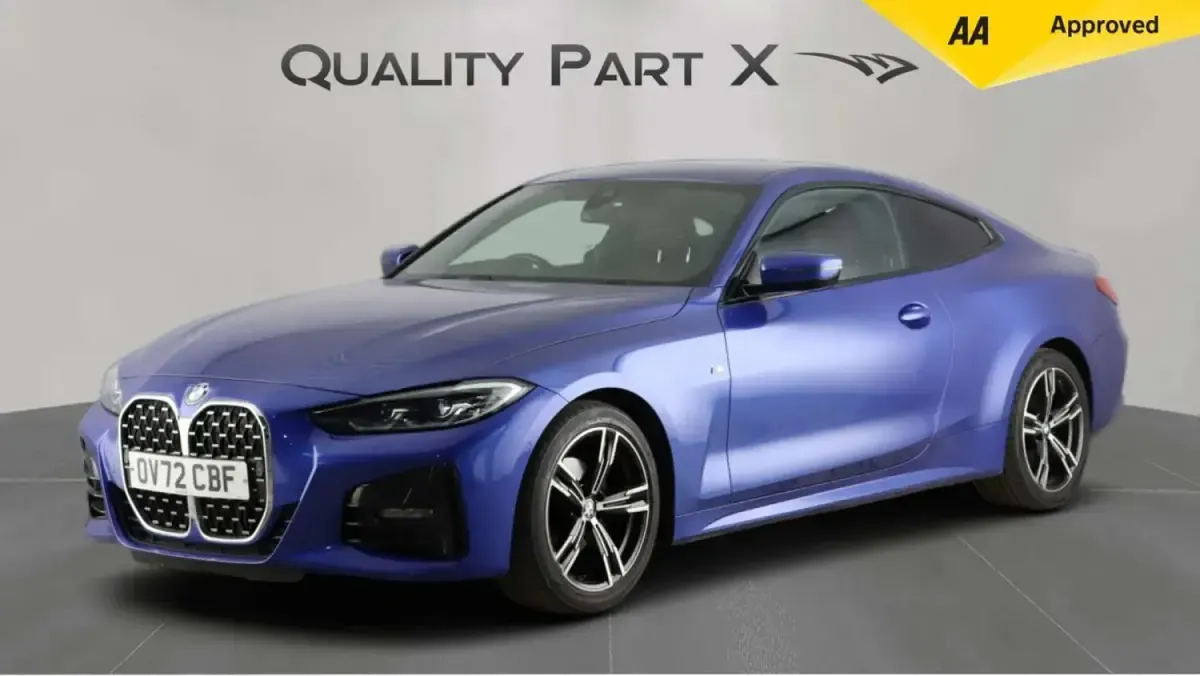 Begagnad BMW 420 M Sport 2022 Blå Sportkupé