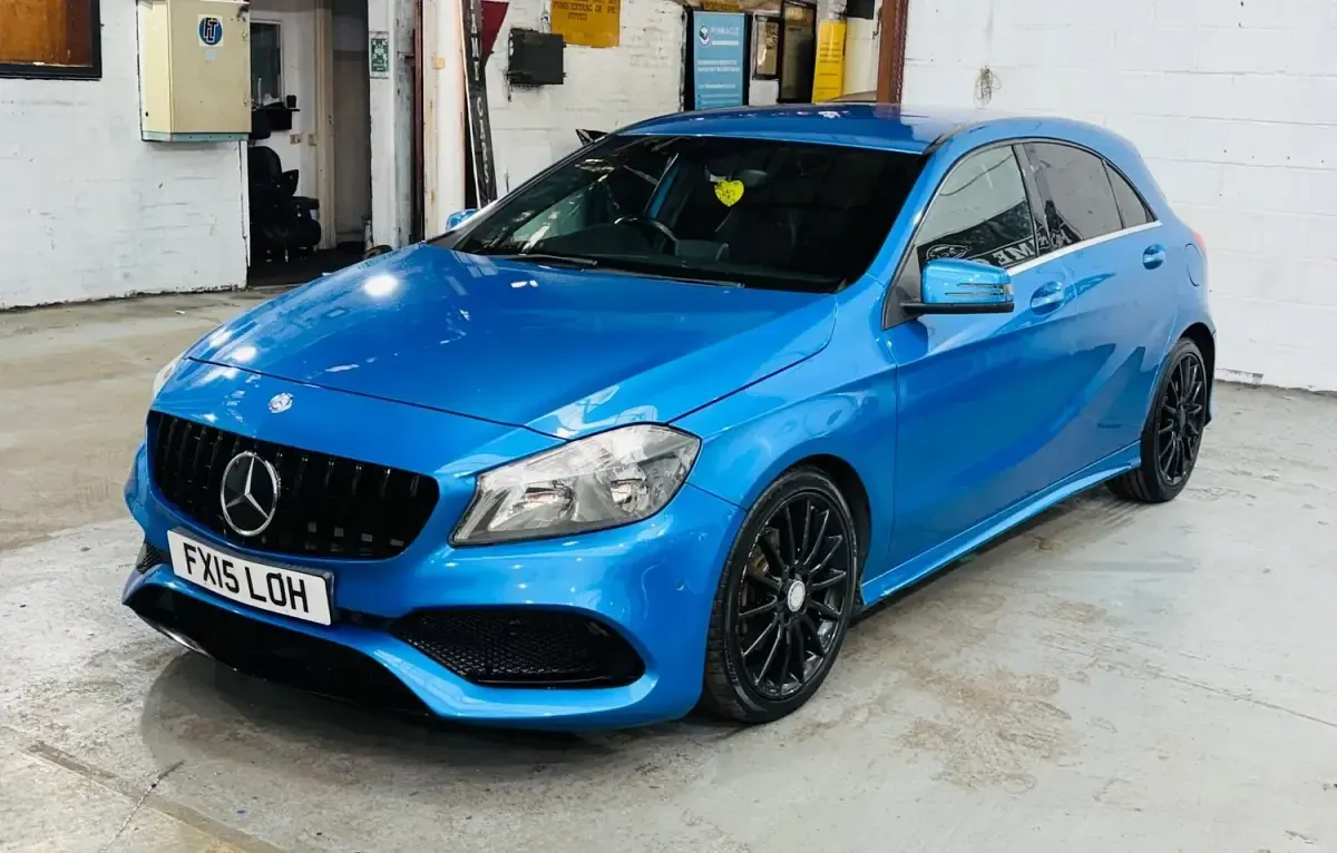 Used Mercedes A180 AMG 2015 Blue Hatchback