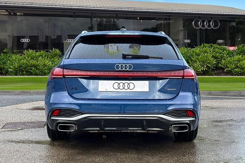 New Audi A5 S-Line 2025 Blue Coupe