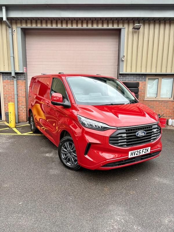 Red Used 2025 Ford Transit Custom Limited Van | £32,995 (Expensive) - Image 1/4