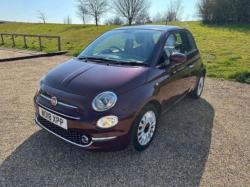 Used Fiat 500 Lounge 69 HP (50 kW) 2018 Red Hatchback
