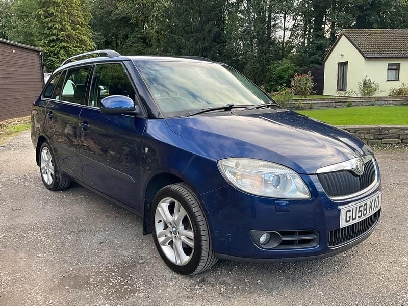 Blue Used 2008 Skoda Fabia Estate | £2,290 (Good price) - Image 1/4