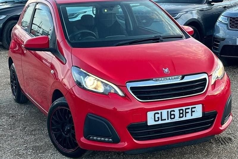 Red Used 2016 Peugeot 108 Active Hatchback | £3,750 (Good price) - Image 1/1