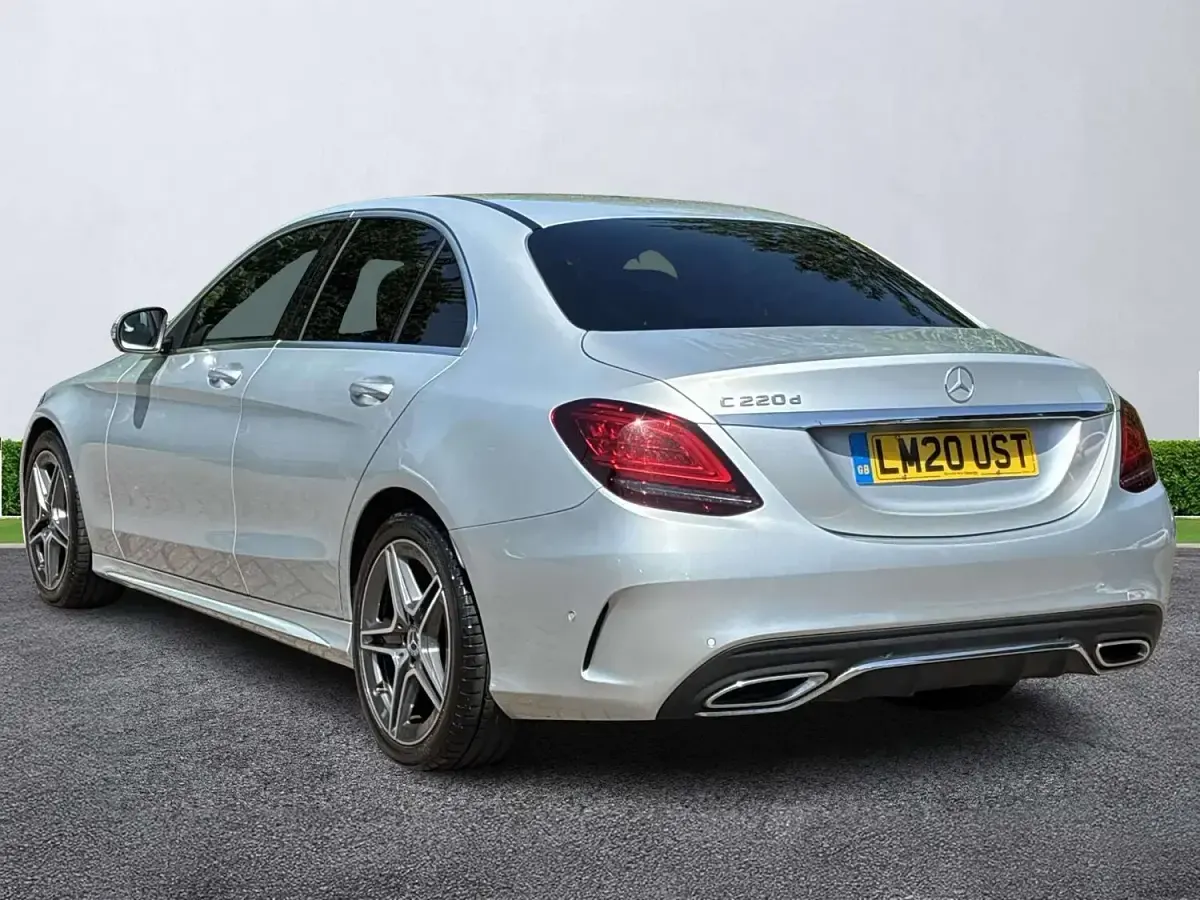 Used Mercedes C220 AMG line 2020 Silver Sedan