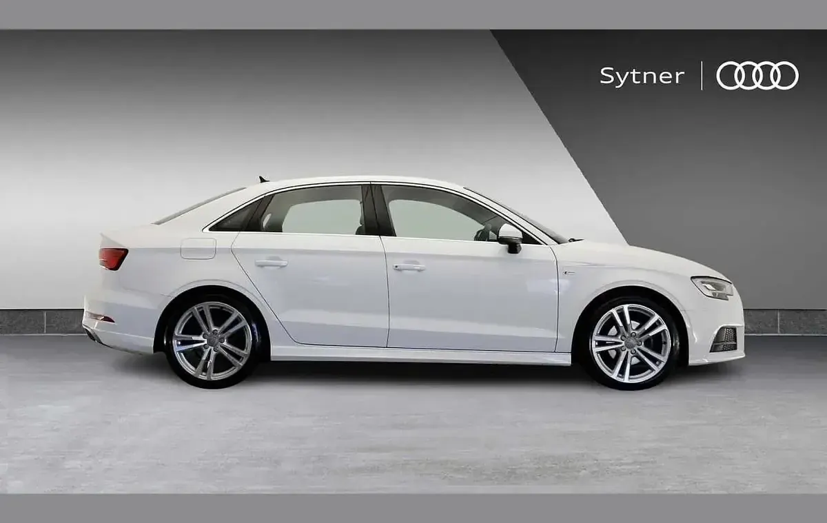 Used Audi A3 S-Line 147 HP (108 kW) 2019 White Sedan