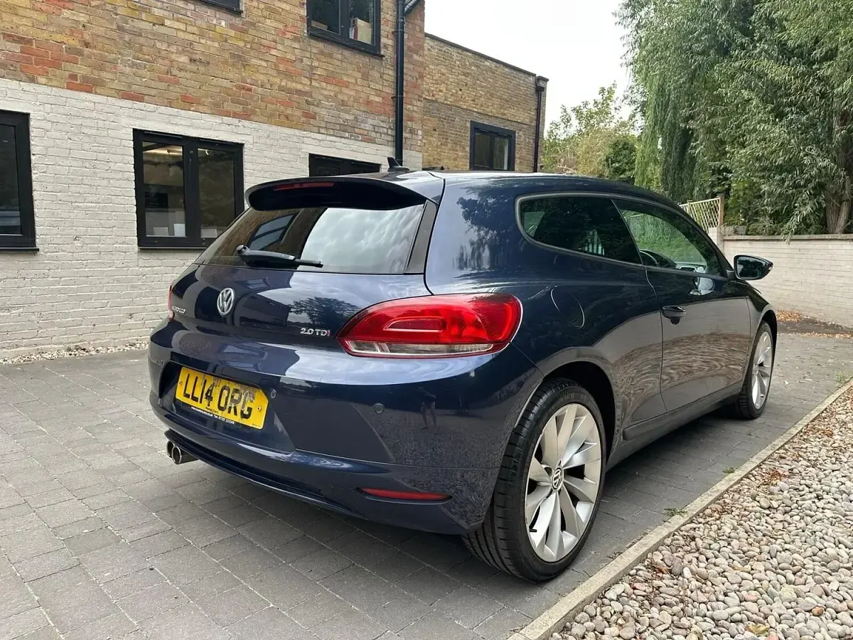 Used VW Scirocco GT 177 HP (130 kW) 2014 Blue Coupe