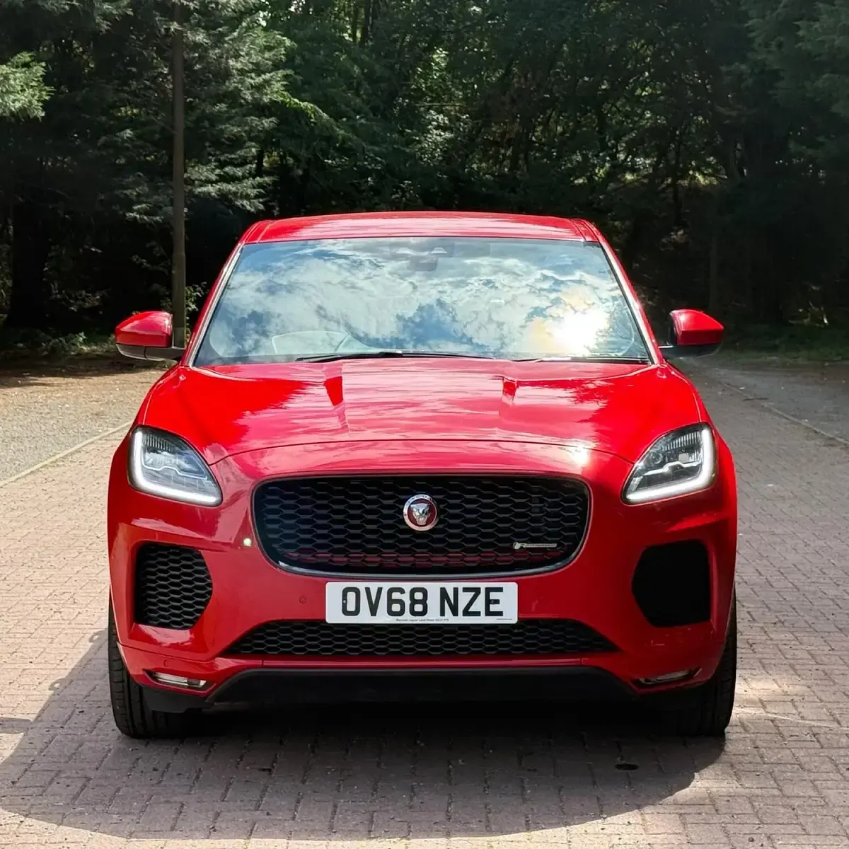 Used Jaguar E-Pace R-Dynamic 148 HP (108 kW) 2018 Red SUV
