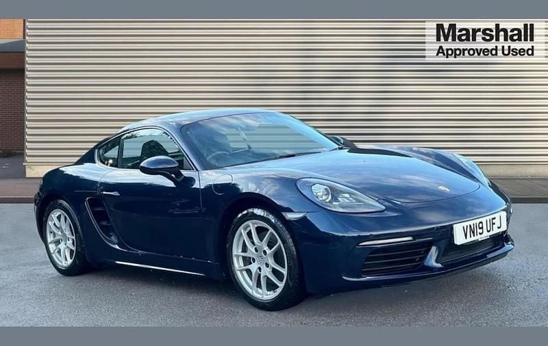 Used Porsche Cayman 296 HP (217 kW) 2019 Blue Coupe