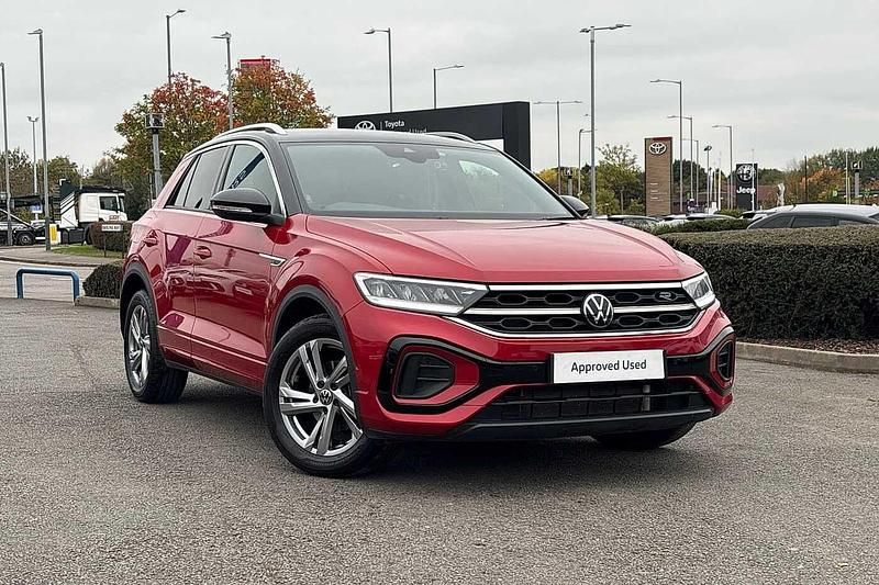 Red Used 2023 VW T-Roc R-line SUV | £25,961 (A bit pricey) - Image 1/4