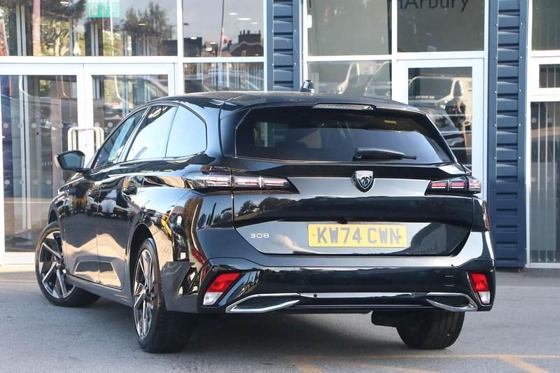 Black Used 2024 Peugeot 308 SW Allure Estate | £17,420 (Super price) - Image 1/3