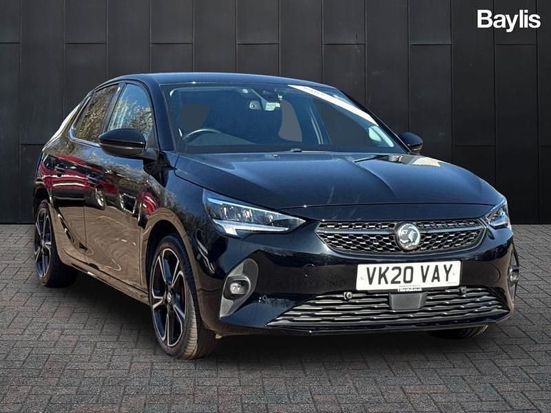 Used Vauxhall Corsa Elite 100 HP (73 kW) 2020 Black Hatchback