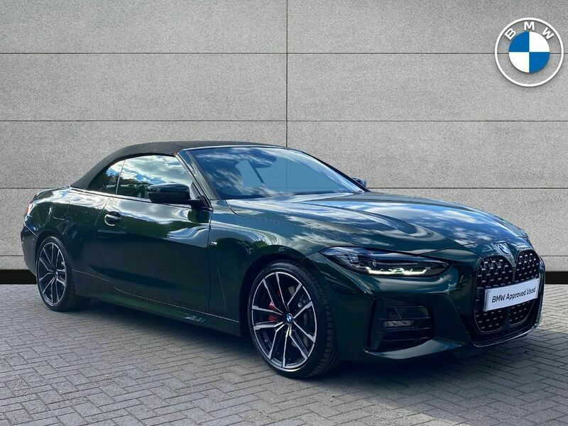Green Used 2022 BMW 420 M Sport Cabriolet | £29,750 (Good price) - Image 1/4
