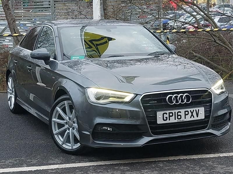 Used Audi A3 S-Line 180 HP (132 kW) 2016 Grey Sedan