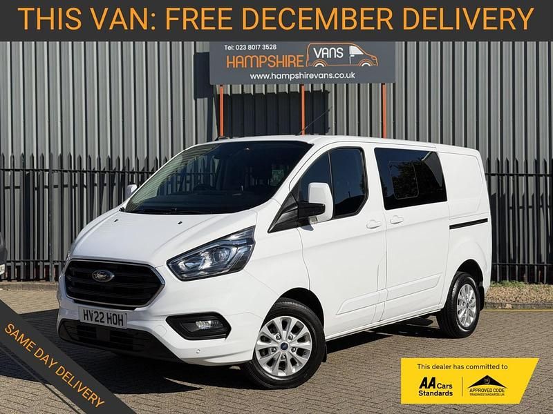 White Used 2022 Ford Transit Custom Limited Van | £19,995 (Expensive) - Image 1/4