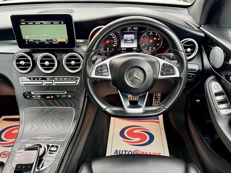 Used Mercedes GLC220 AMG line 2018 White Estate