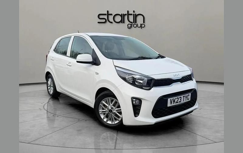 White Used 2023 Kia Picanto Hatchback | £10,574 (Good price) - Image 1/4