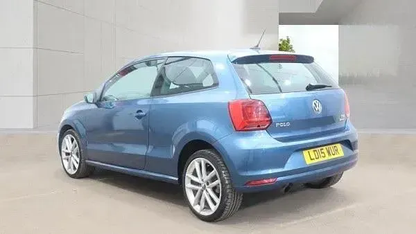 Used VW Polo SEL 2015 Blue Hatchback