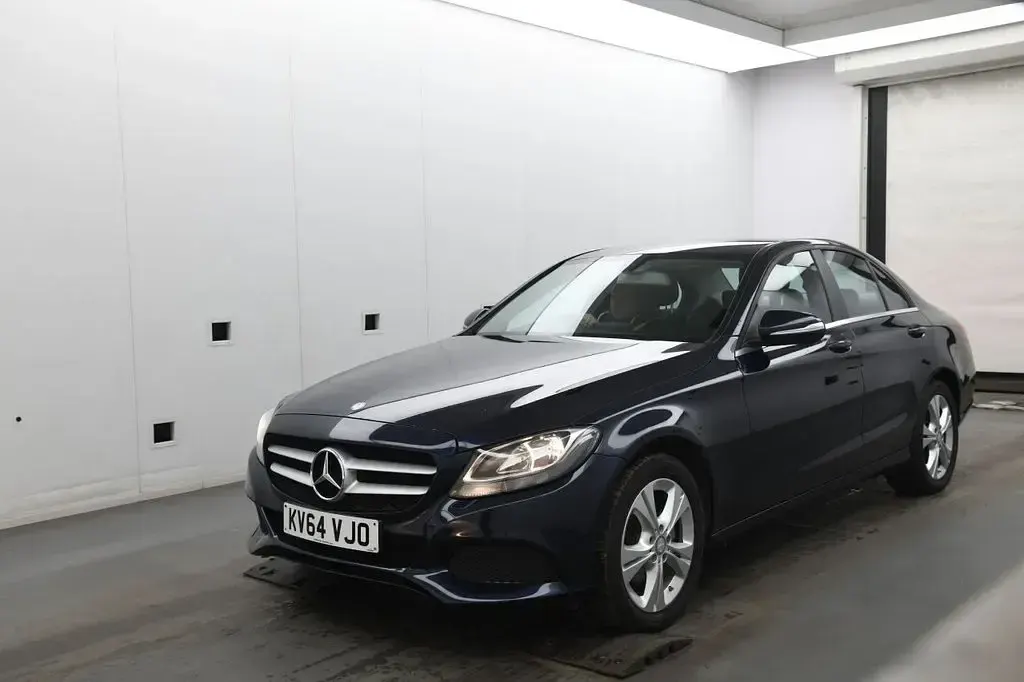 Used Mercedes C200 SE 184 HP (135 kW) 2015 Blue Sedan